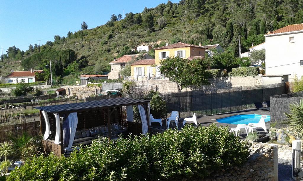 Au Paradis Cathare Fraissé-des-Corbières Exterior foto